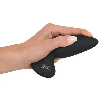 Plug Anal Black Velvets RC Vibrating Negru
