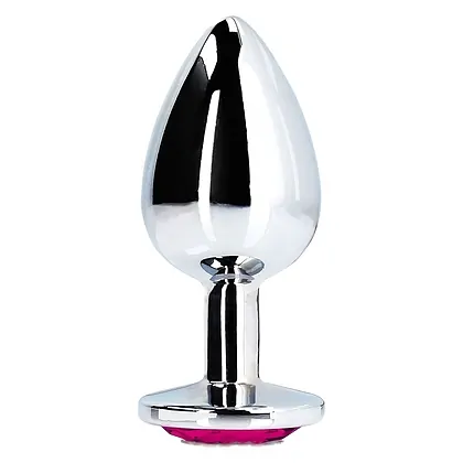 Plug Anal Heart Gem Small Argintiu