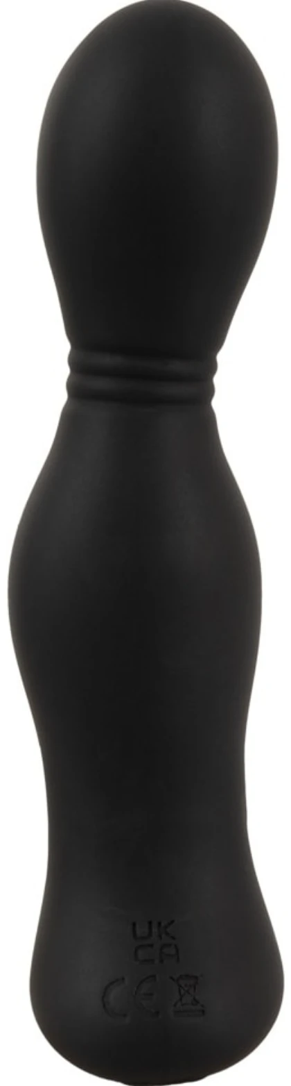 Plug Anal RC 2 Funcții, Rotativ și Vibrant Negru