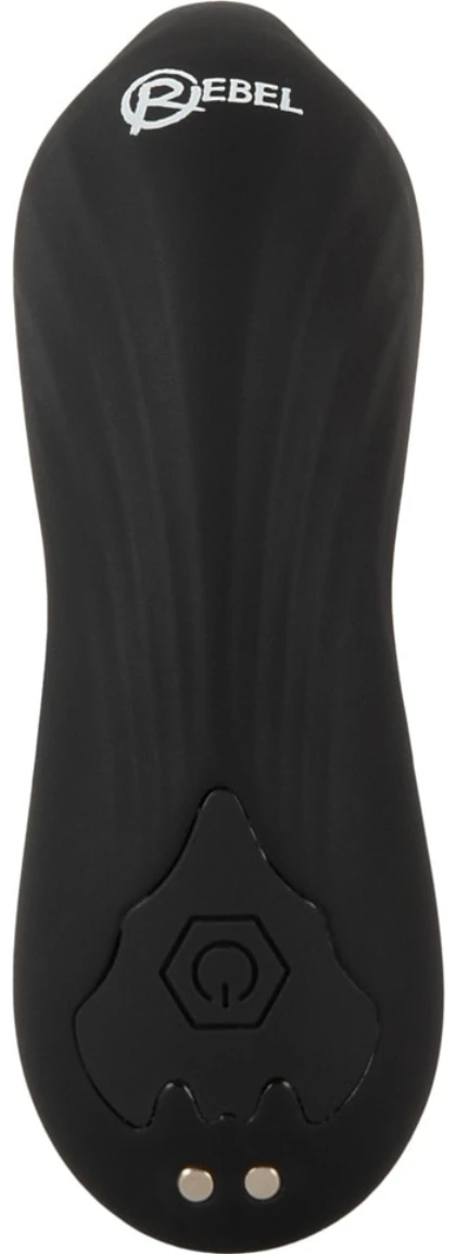 Plug Anal RC 2 Funcții, Rotativ și Vibrant Negru