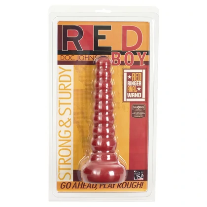 Plug Anal Wand Ringer Roșu