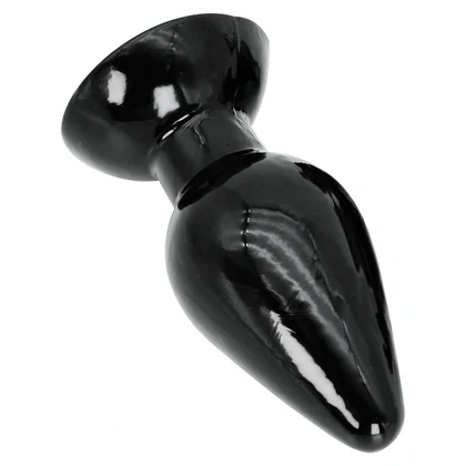 Plug Anal XXL 14 cm — Negru, Bază Lată Pentru Siguranță