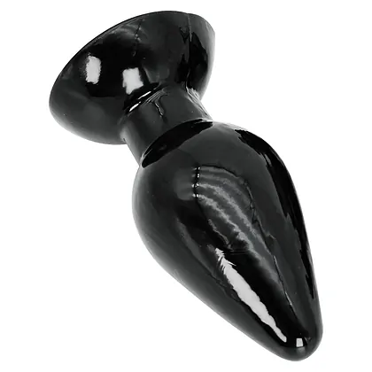 Plug Anal XXL 14 cm — Negru, Bază Lată Pentru siguranță