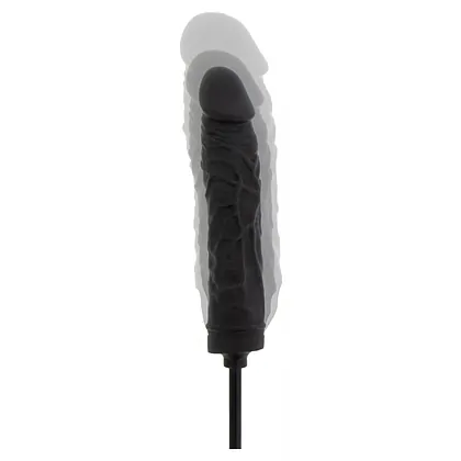 Plug Gonflabil Negru Silicon 100% și Supapă Rapidă