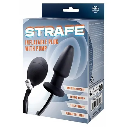 Plug Gonflabil Nmc Reglabil cu Pompă și Supapă Negru