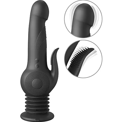 Pogo Thruster – Vibrator 3 Viteze, 10 Moduri, USB, Ventuză