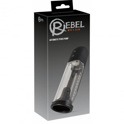 Pompă Mărire Penis Rebel Automatic Negru