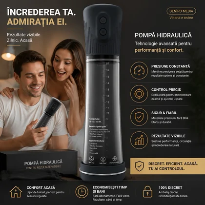 Pompă Penis Dorcel Hydro Pump Negru
