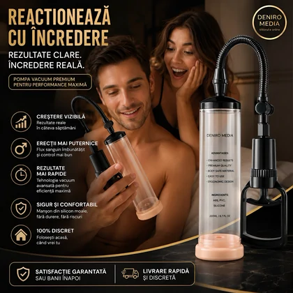Pompă Penis Maximizer Worx VX1 Transparent