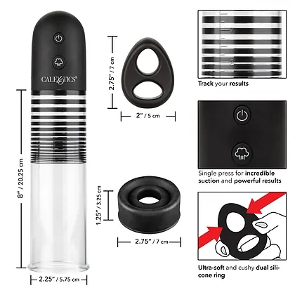 Pompă Penis Rechargeable Ez Negru