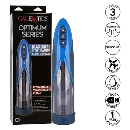 Pompă Penis Rechargeable Waterproof Albastru