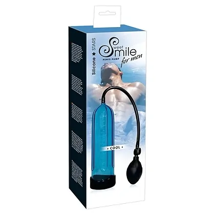 Pompă Penis Smile Cool Albastru