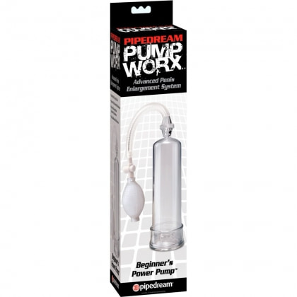 Pompă Penis Worx Beginners Power Transparent
