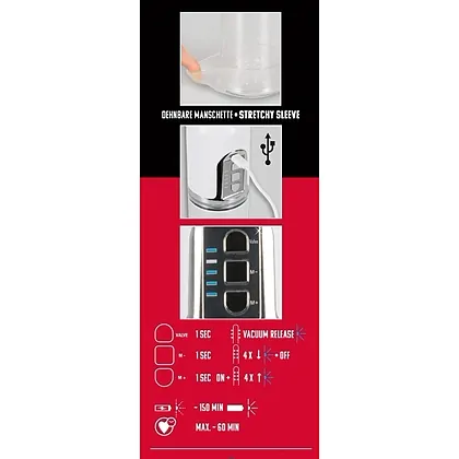 Pompă Rechargeable Y2T Transparent