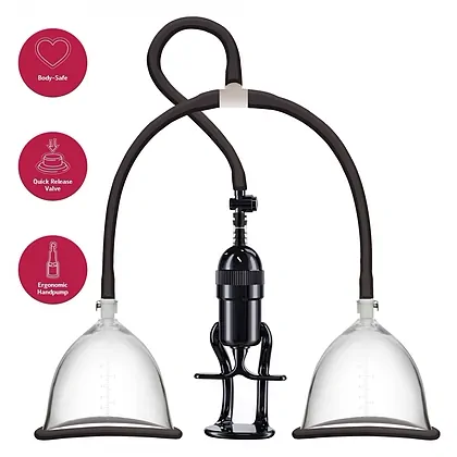 Pompa Vacum She.E.O. Intensifică Sensibilitatea Bust S/M