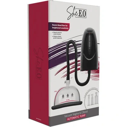 Pompă Vacuum Automată 3 Moduri, Control Reglabil – She.E.O. Negru