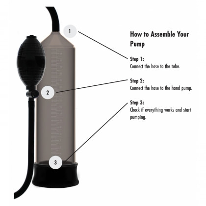 Pompă Vacuum Hidden Desire — Starter Discret Negru