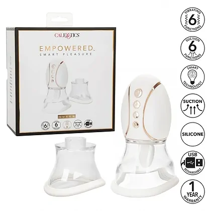 Pompă Vagin Smart Pleasure Queen Alb