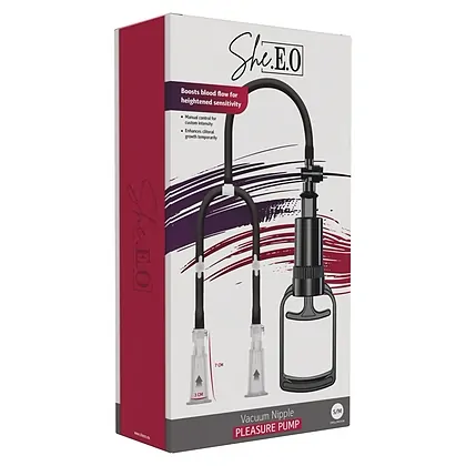 Pompiță Vacuum Pentru Sfârcuri Negru