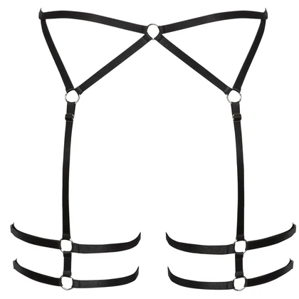 Portjartier Cottelli Collection Hidden Flame Negru S-M