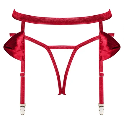 Portjartier Obsessive Rubinesa Roșu S-M