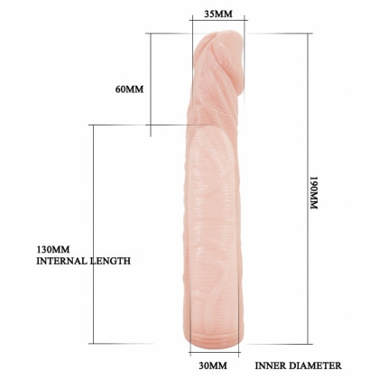 Prelungitor Penis Realistic pentru Mai Multă Lungime