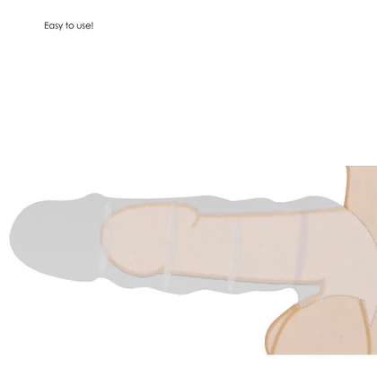 Prelungitor Penis Sleeve 21cm Shots