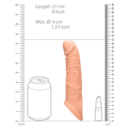Prelungitor Penis Sleeve 21cm Shots