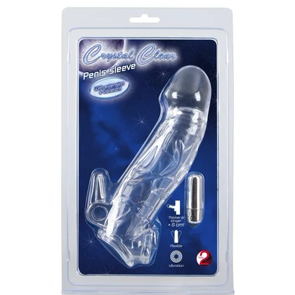 Prelungitor Penis Vibrator Crystal Skin Transparent