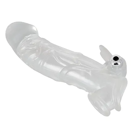 Prelungitor Penis Vibrator Crystal Skin Transparent