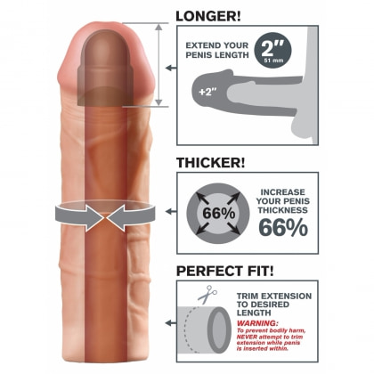Prelungitor Pentru Penis FX Mega +5cm
