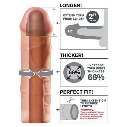 Prelungitor Pentru Penis FX Mega 5cm