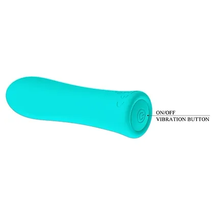 Pretty Love Alfreda Green — Mini Vibrator 12 Moduri, Reîncărcabil