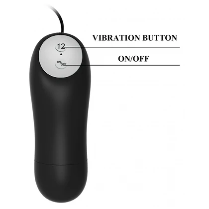 Pretty Love Anal Stimulation Plug Negru