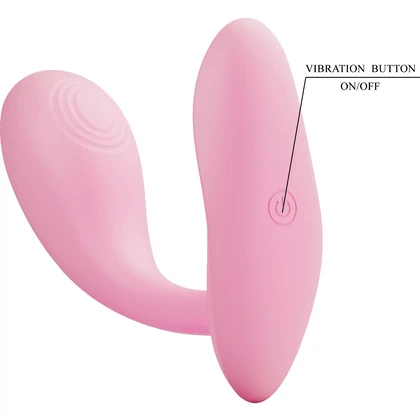 Pretty Love Baird: Vibrator Punctul G 12 Moduri Reîncărcabil Roz
