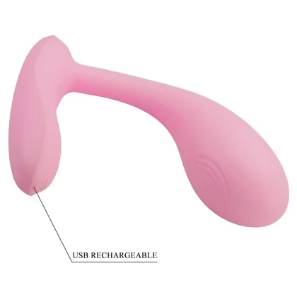 Pretty Love Baird: Vibrator Punctul G 12 Moduri Reîncărcabil Roz