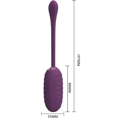 Pretty Love Casper Purple — Ou Vibrator 12 Moduri, USB Mov