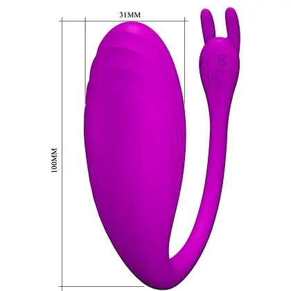 Pretty Love Catalina – Love Egg Reîncărcabil, 12 Funcții Mov