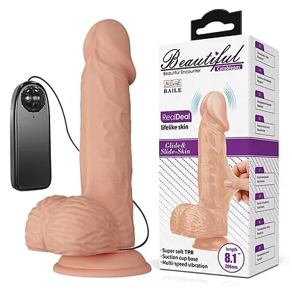 Pretty Love Catoblepas — Vibrator Realist 20.6 cm cu Ventuză