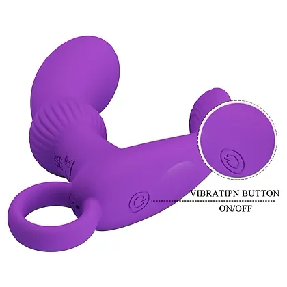 Pretty Love Cayla Purple - Masajer Prostată, 12 Funcții