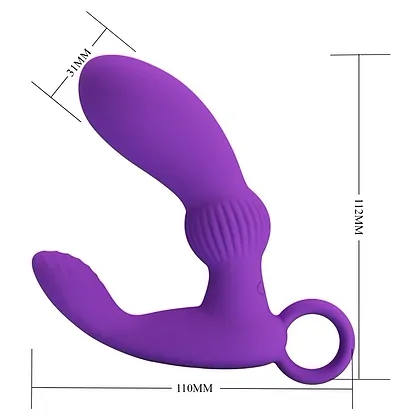 Pretty Love Cayla Purple - Masajer Prostată, 12 Funcții