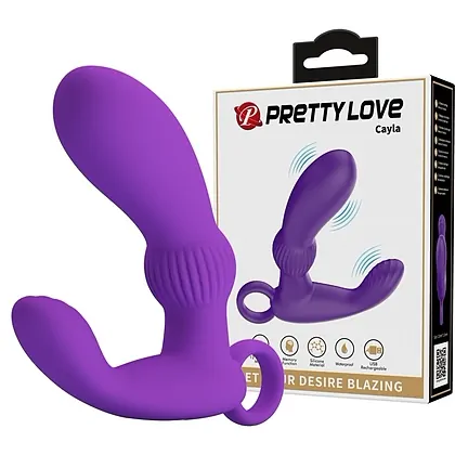 Pretty Love Cayla Purple - Masajer Prostată, 12 Funcții