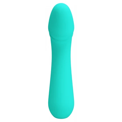 Pretty Love Cetus – Vibrator Punctul G 15 cm, 12 Moduri Albastru