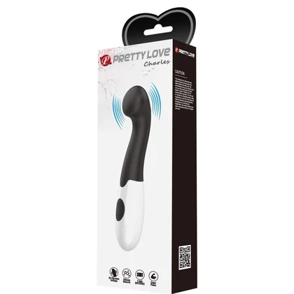 Pretty Love Charles Negru — 30 Funcții, Punct G, Rezistent La Apă