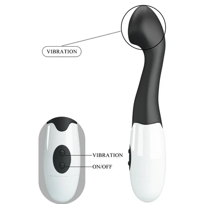 Pretty Love Charles Negru — 30 Funcții, Punct G, Rezistent La Apă