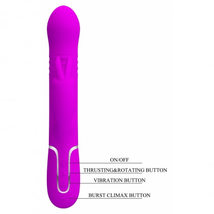 Pretty Love Coale Rabbit Vibrator 19.5 cm Mov