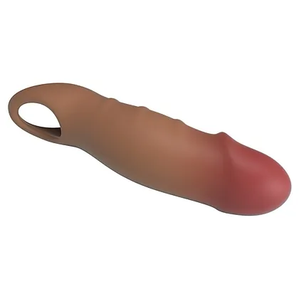 Pretty Love Damell Brown — Manșon Realist, Material Moale Maro