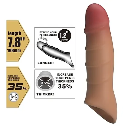 Pretty Love Damell Brown — Manșon Realist, Material Moale