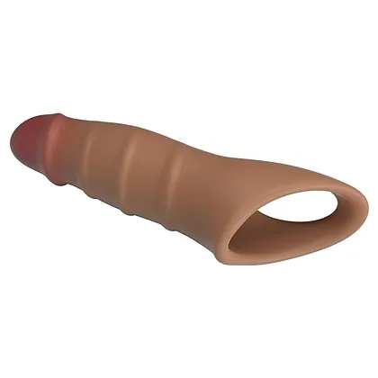 Pretty Love Damell Brown — Manșon Realist, Material Moale Maro