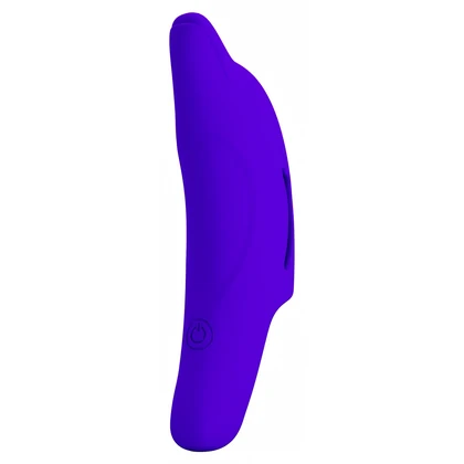 Pretty Love Delphini – Vibrator De Deget 10 Moduri, Compact Albastru